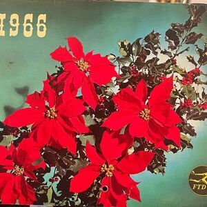 Christmas Vintage 1966 FTD Florists Advertising Calendar Mid-Century Decor